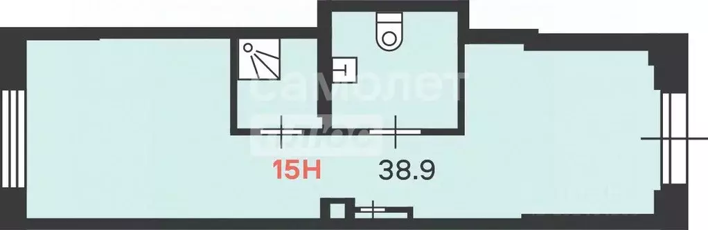 Помещение свободного назначения в Москва Сиреневый бул., 4/1 (39 м) - Фото 1