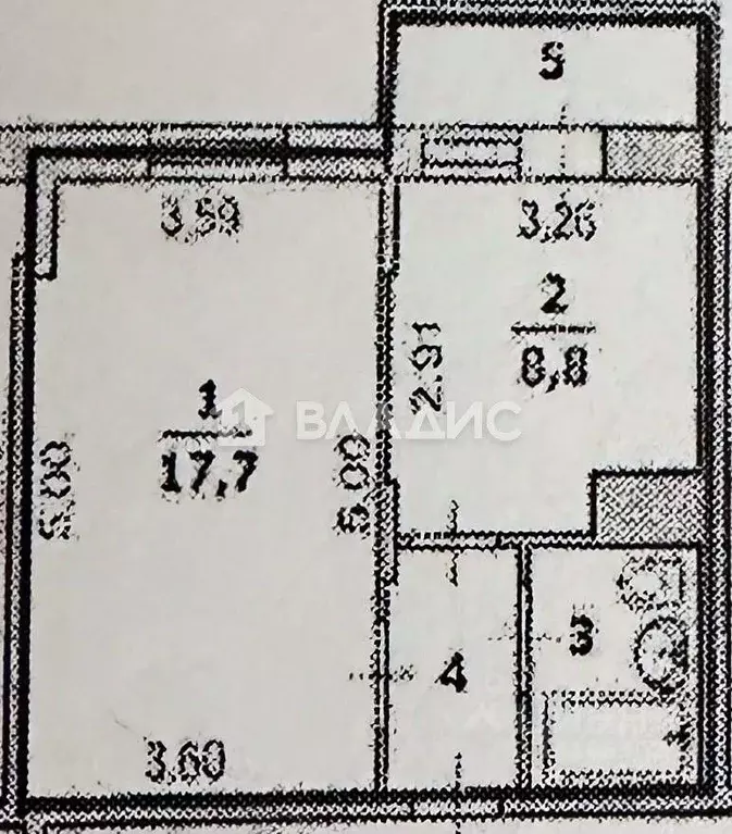 1-к кв. Белгородская область, Белгород Михайловское ш., 33 (34.0 м) - Фото 2