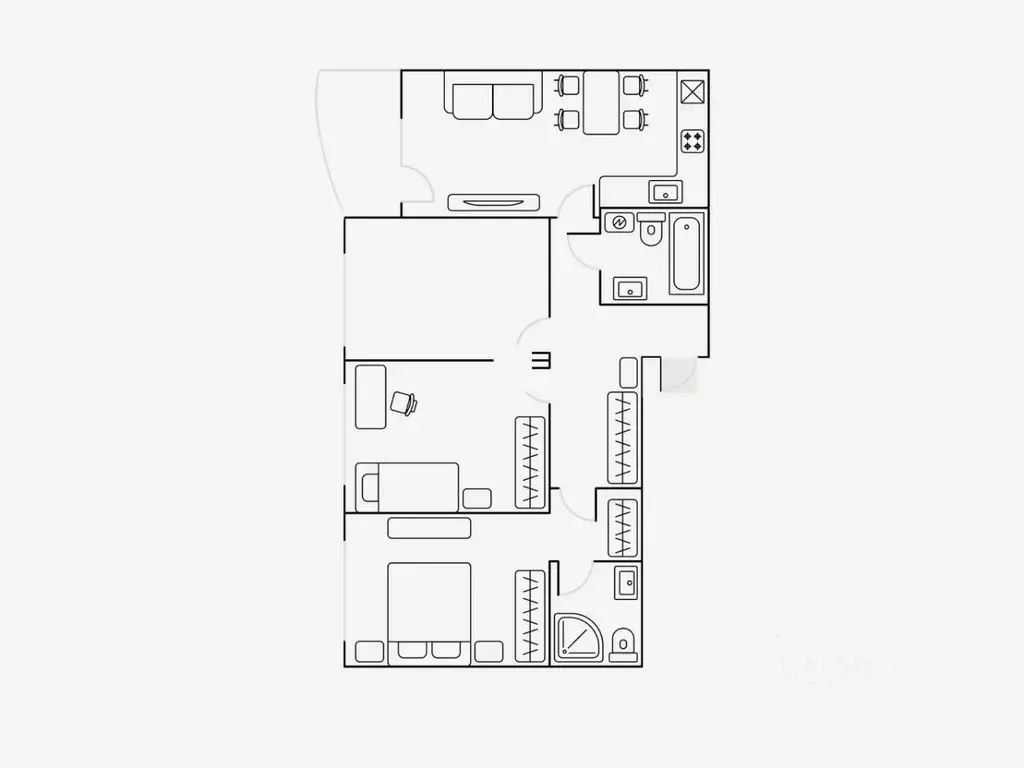 4-к кв. Москва ш. Энтузиастов, 3к1 (95.0 м) - Фото 2