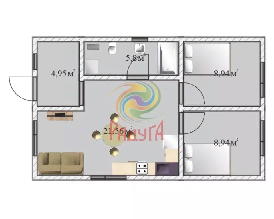 Дом в Ивановская область, Ивановский район, Коляновское с/пос, ... - Фото 2