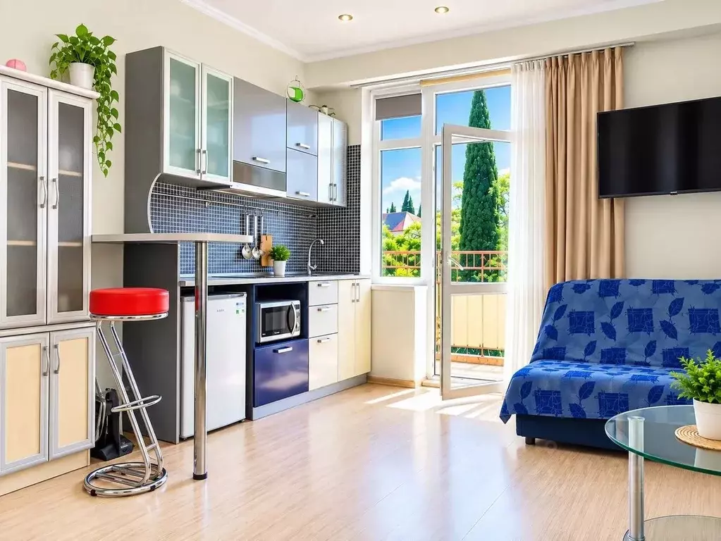 Студия Крым, Алушта ул. Ленина, 26 (32.1 м) - Фото 2