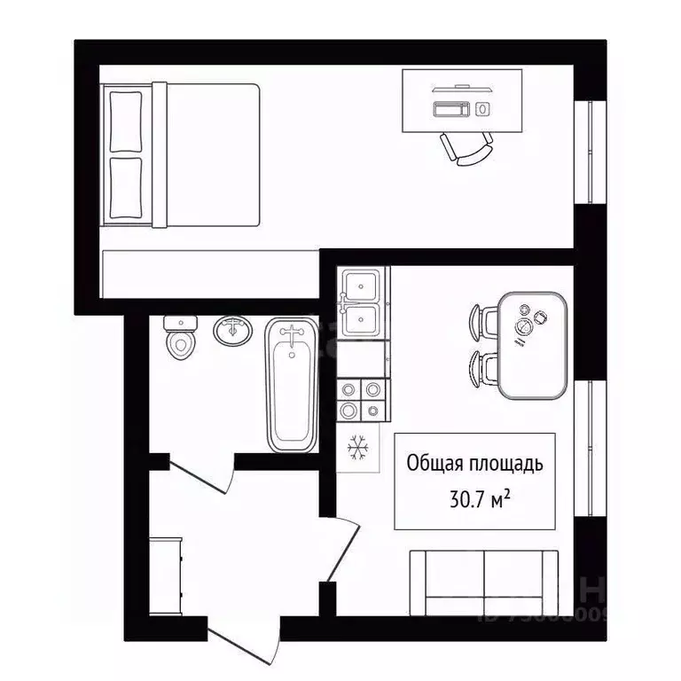 Студия Алтай, Майминский район, с. Майма ул. Ленина (30.7 м) - Фото 2