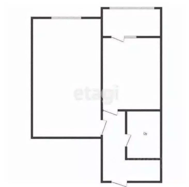 1-к кв. Курская область, Курск ул. Энгельса, 115/5 (40.77 м) - Фото 2