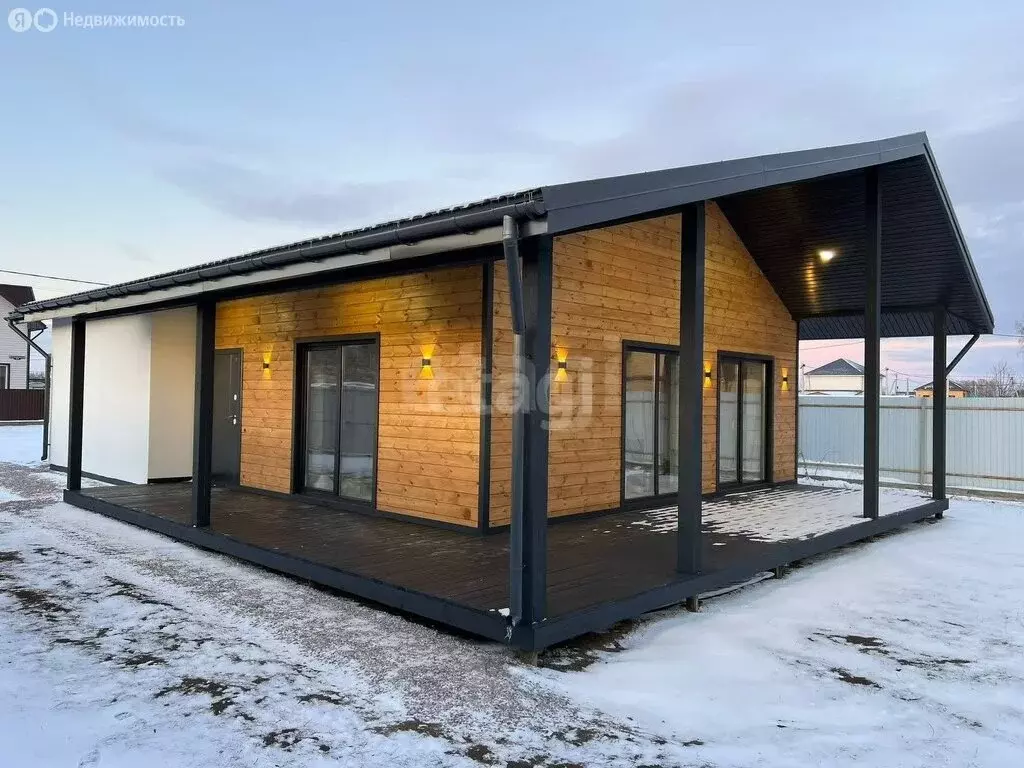 Дом в посёлок Мирный, микрорайон Молодёжный (110 м) - Фото 1