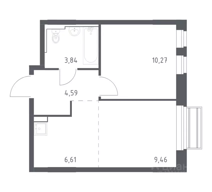 1-к кв. Московская область, Одинцовский городской округ, с. Лайково, ... - Фото 1