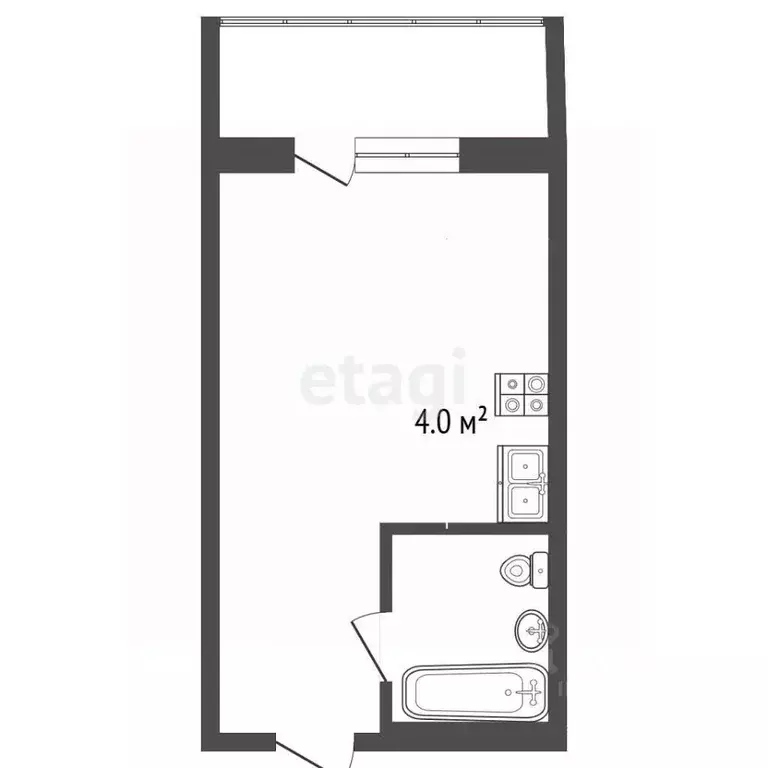 Студия Крым, Алушта пер. Перекопский (19.0 м) - Фото 2