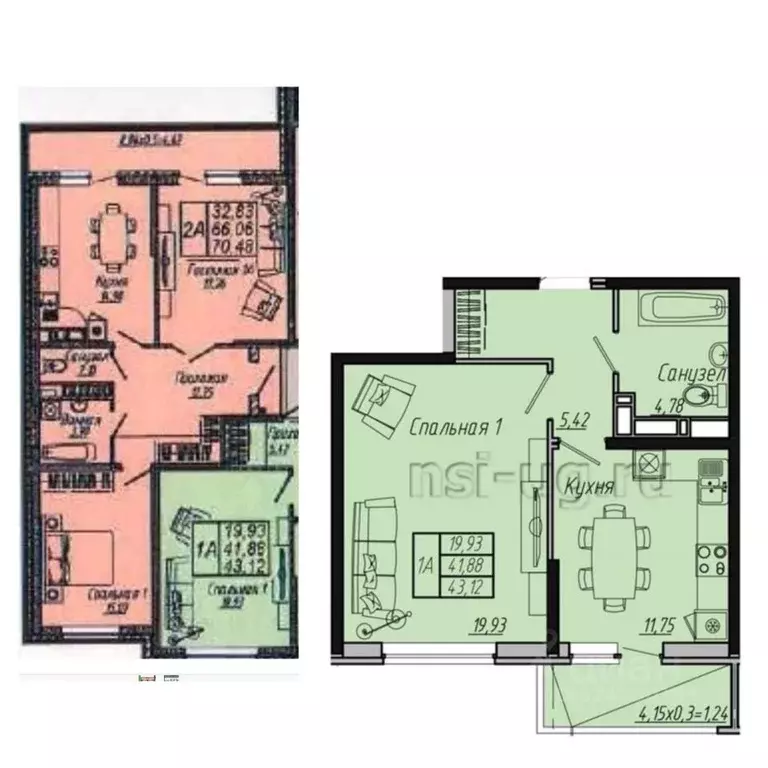 1-к кв. Краснодарский край, Краснодар Стахановская ул., 1/5 (43.0 м) - Фото 1