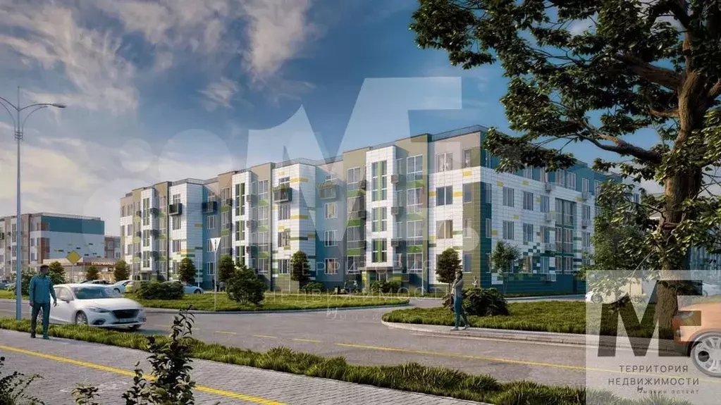 1-к. квартира, 33,9 м, 2/4 эт. - Фото 0