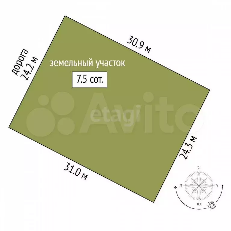 Дом 100 м на участке 7,5 сот. - Фото 1