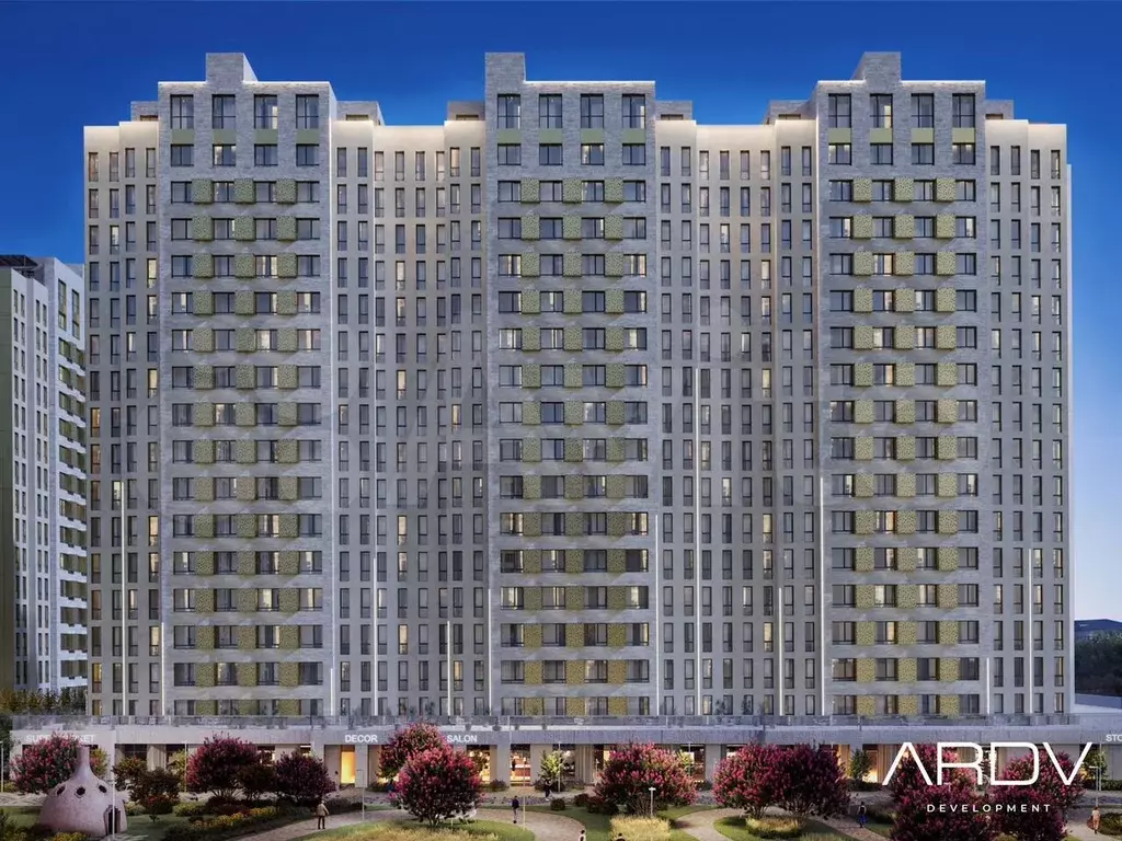 2-к. квартира, 64 м, 12/17 эт. - Фото 0