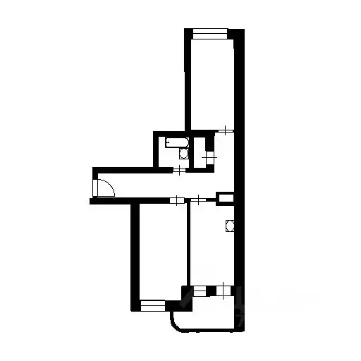 3-к кв. Санкт-Петербург Ситцевая ул., 3К1 (68.0 м) - Фото 1