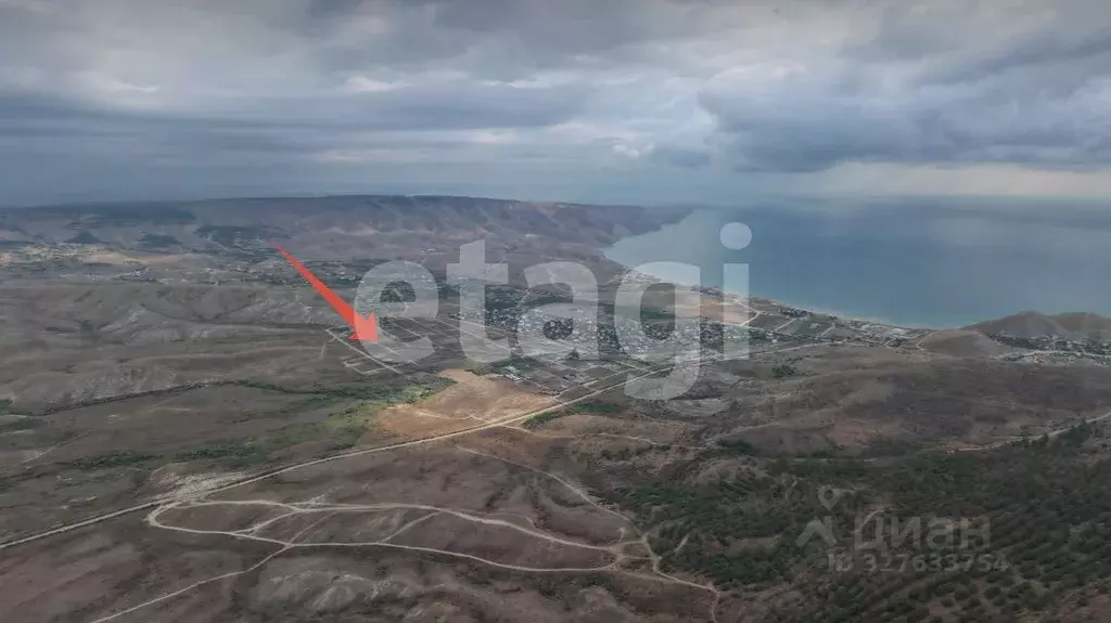 Участок в Крым, Феодосия муниципальный округ, Орджоникидзе пгт, Волна ... - Фото 1