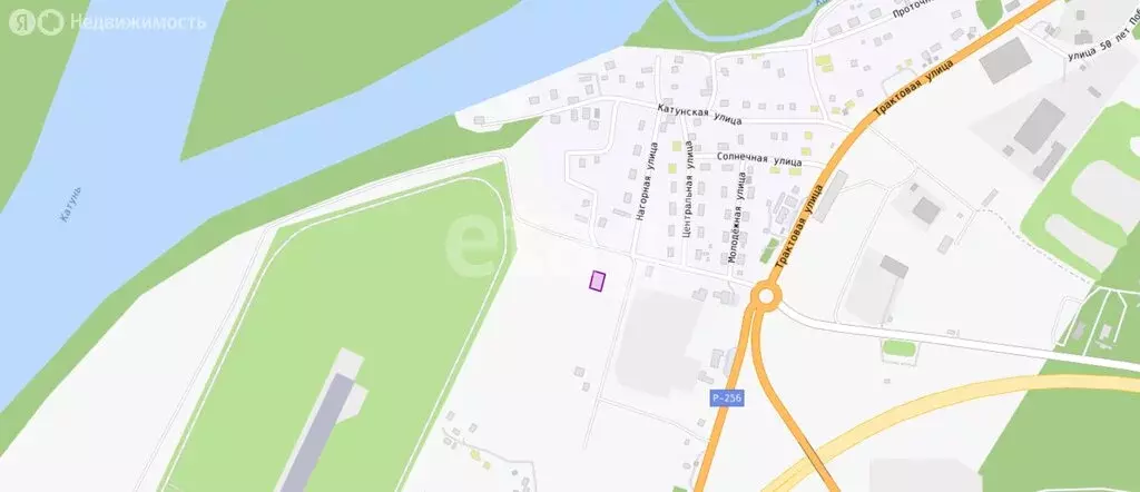 Участок в Майминский район, посёлок Карлушка, Нагорная улица (6.3 м) - Фото 1