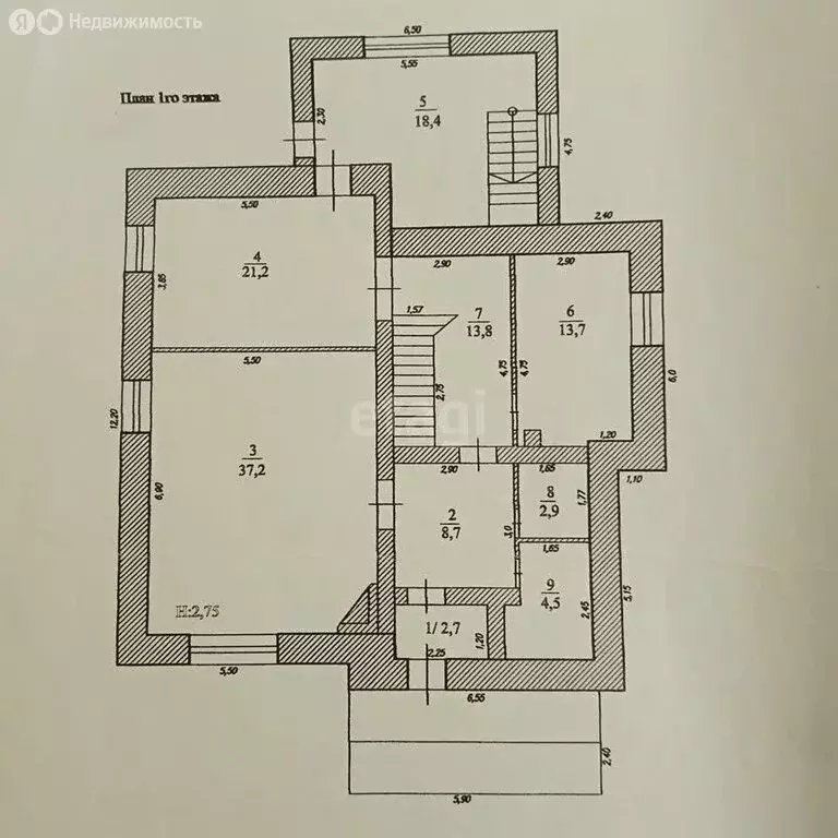 Дом в Листвянский, Стахановская улица (260 м) - Фото 1