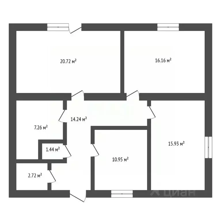 Дом в Амурская область, Благовещенский район, с. Кантон-Коммуна  (99 ... - Фото 2