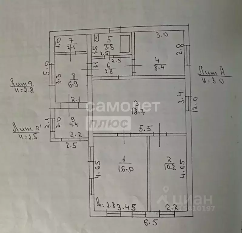 Дом в Краснодарский край, Брюховецкий район, Брюховецкая ст-ца ул. ... - Фото 2