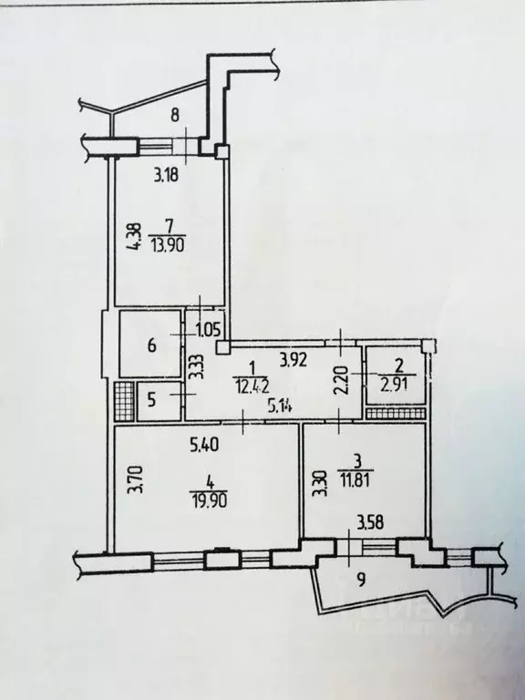 2-к кв. Белгородская область, Старый Оскол Зеленый Лог мкр, 6 (67.0 м) - Фото 1