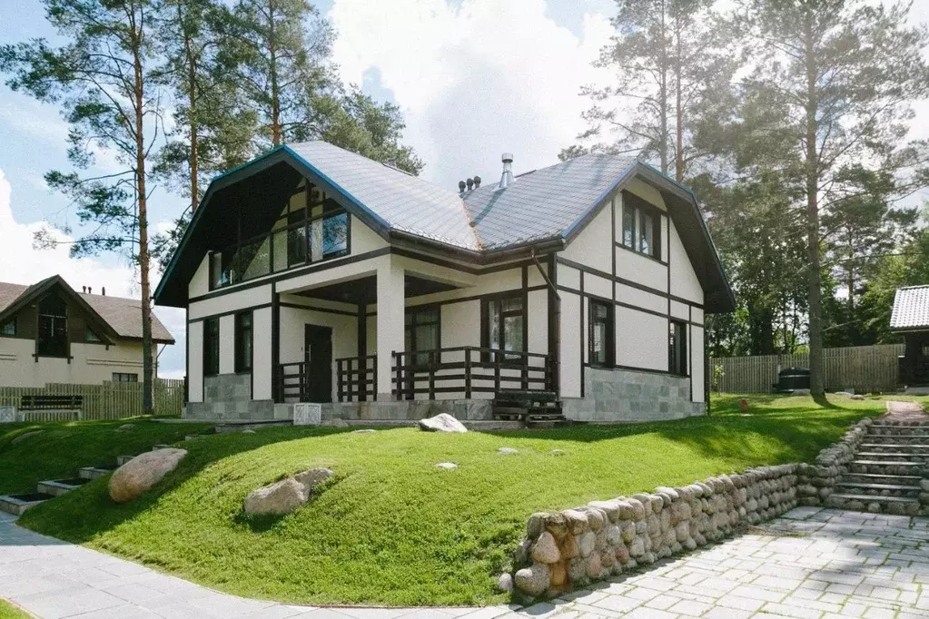 Дом в Ленинградская область, Приозерский район, Сосновское с/пос, ... - Фото 1