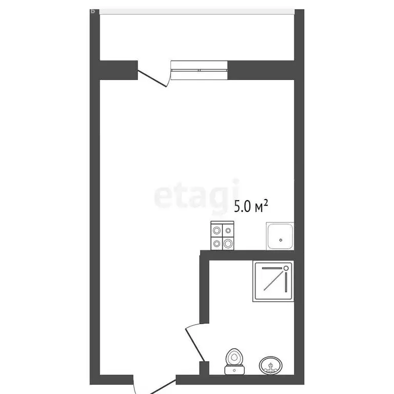 Квартира-студия: Анапа, Пионерский проспект, 20 (22 м) - Фото 1