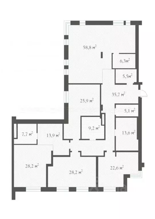 4-к кв. Татарстан, Казань ул. Бутлерова, 18 (260.0 м) - Фото 1