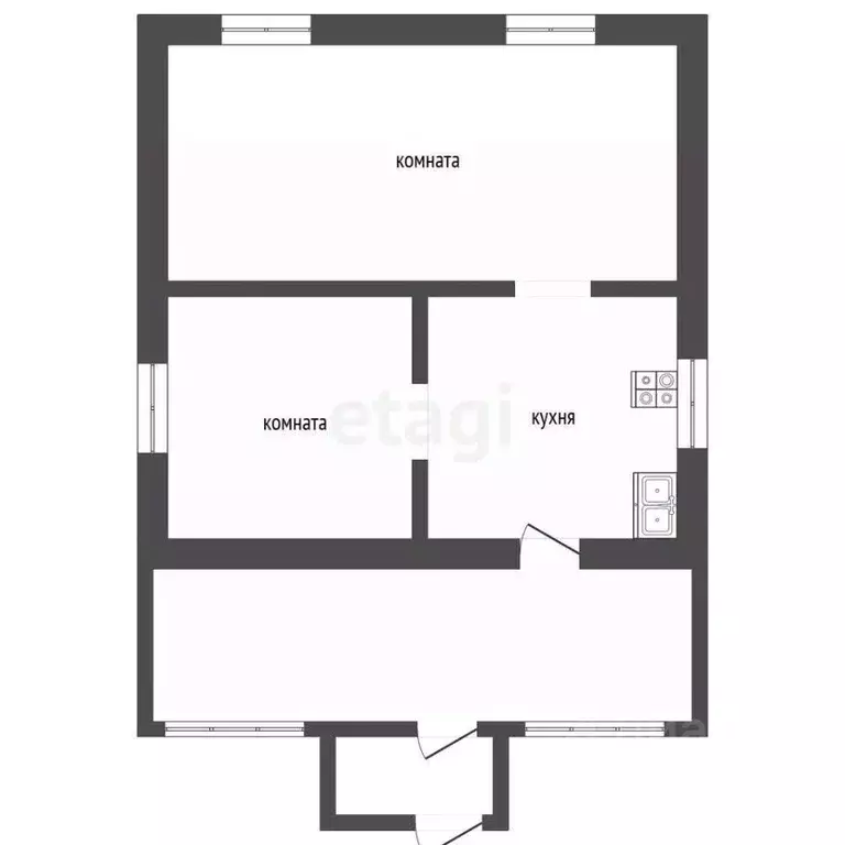 Дом в Алтайский край, Новоалтайск ул. Куйбышева, 9 (41 м) - Фото 2