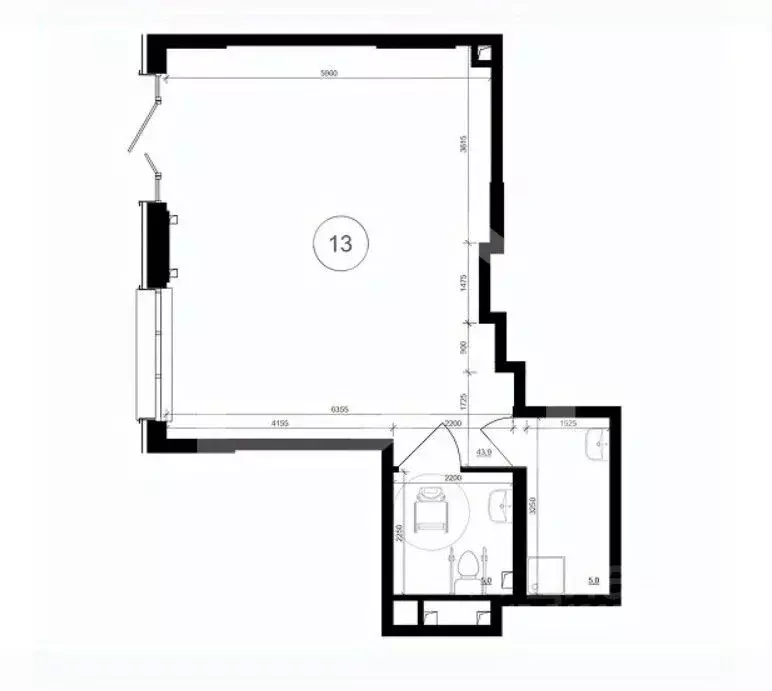 Помещение свободного назначения в Москва Филатов Луг жилой комплекс, ... - Фото 2