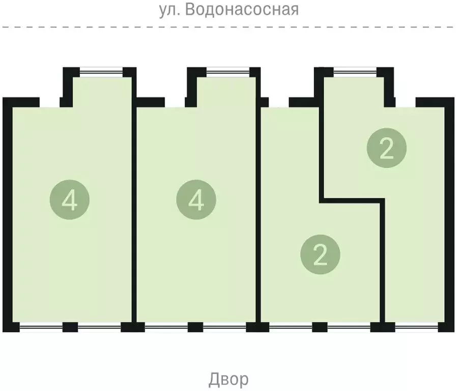 3-комнатная квартира: Новосибирск, ул. Владимира Заровного, стр. 39 ... - Фото 1