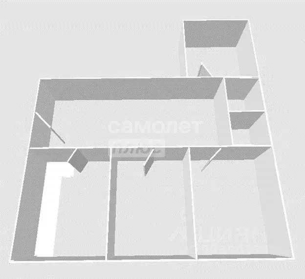 3-к кв. Пензенская область, Сердобск Балашовская ул., 11 (60.0 м) - Фото 2