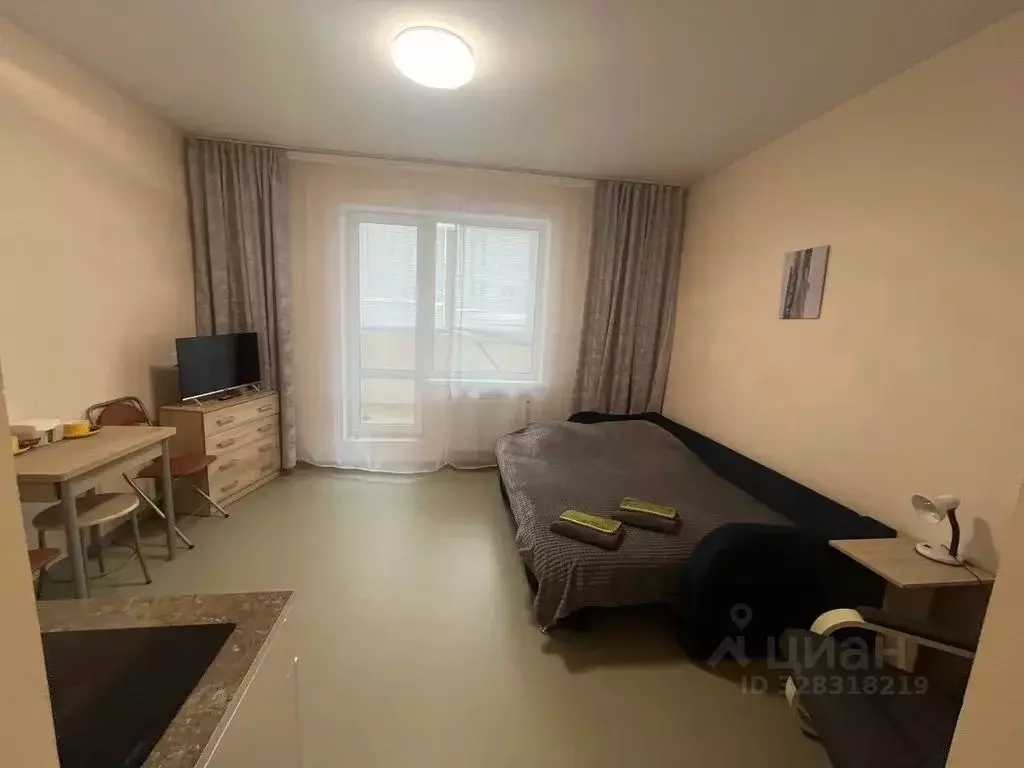 Студия Ленинградская область, Кингисепп ул. Жукова, 18Ак2 (30.0 м) - Фото 1