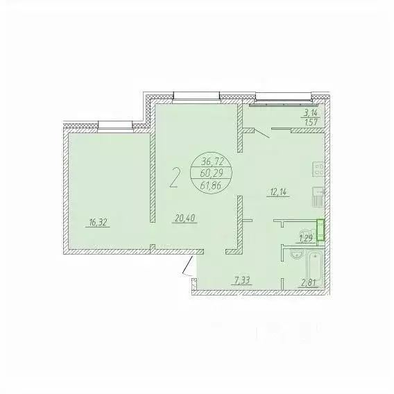 2-к кв. Сахалинская область, Анивский городской округ, с. Новотроицкое ... - Фото 0