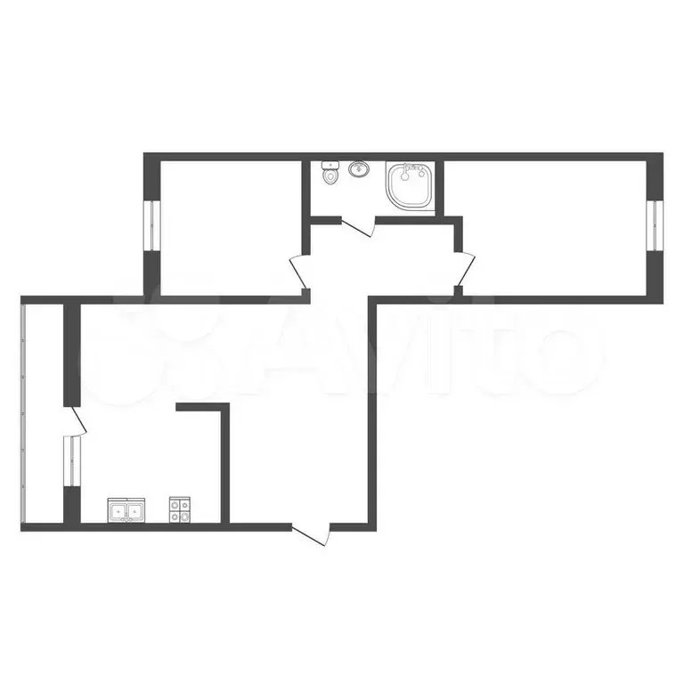 2-к. квартира, 87 м, 5/9 эт. - Фото 0