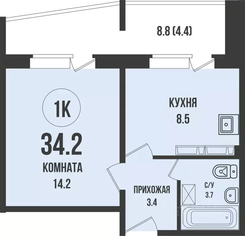 1-к кв. Новосибирская область, Новосибирск Династия жилой комплекс ... - Фото 0