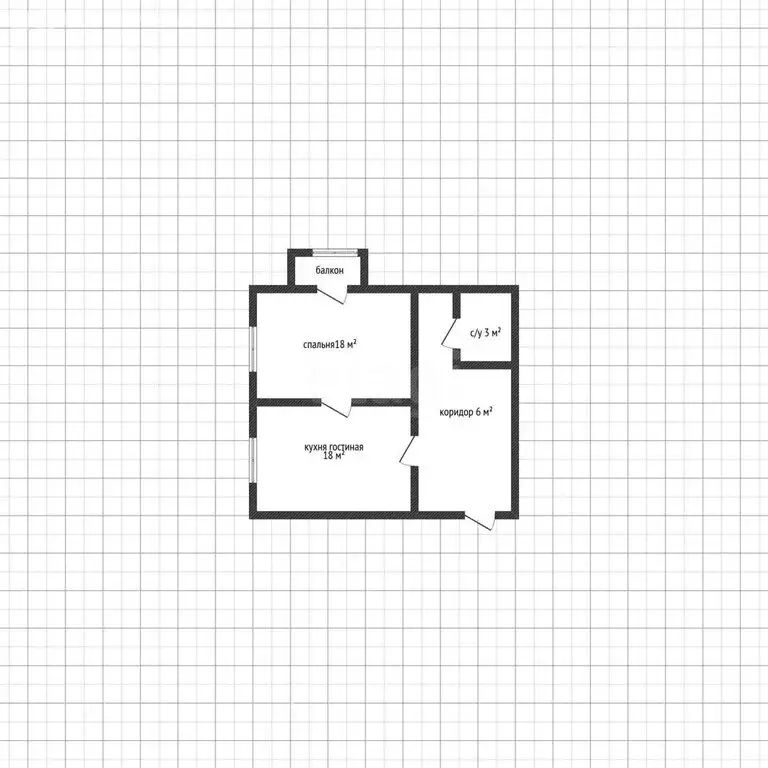 1-комнатная квартира: Майкоп, Депутатская улица, 20 (50.1 м) - Фото 1