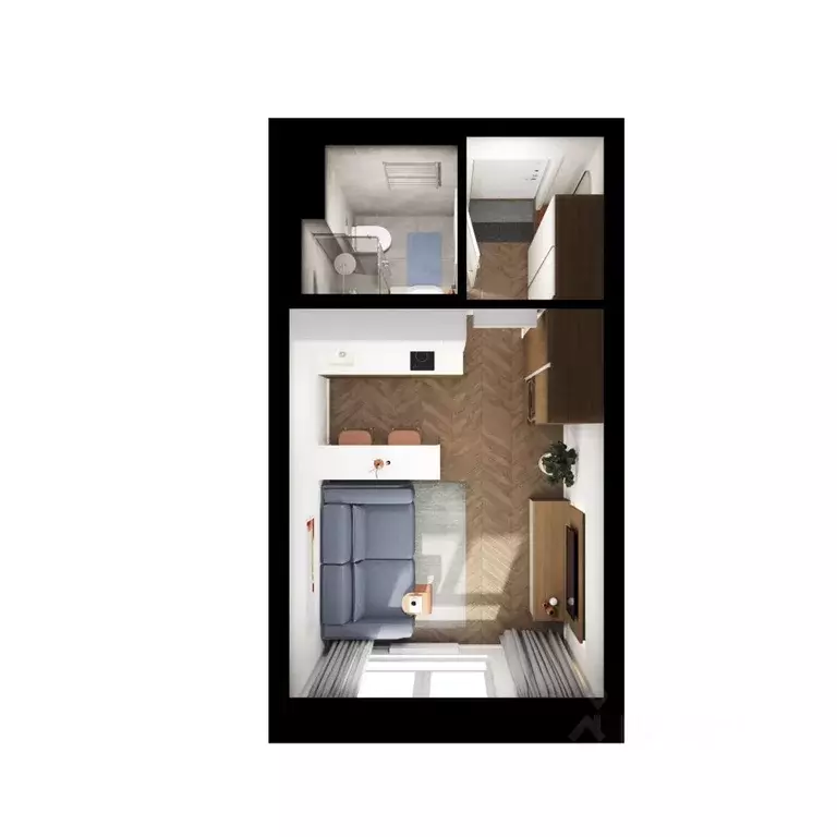 Студия Московская область, Мытищи Яуза Парк жилой комплекс, к10 (19.9 ... - Фото 2