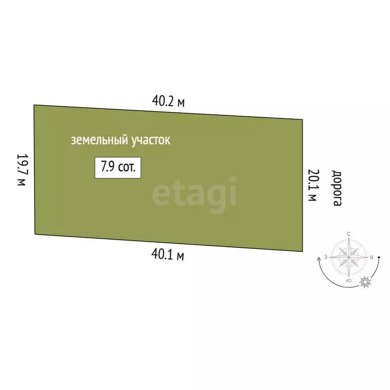 Участок в Тюмень, садовое товарищество Липовый Остров, 8-я Западная ... - Фото 1