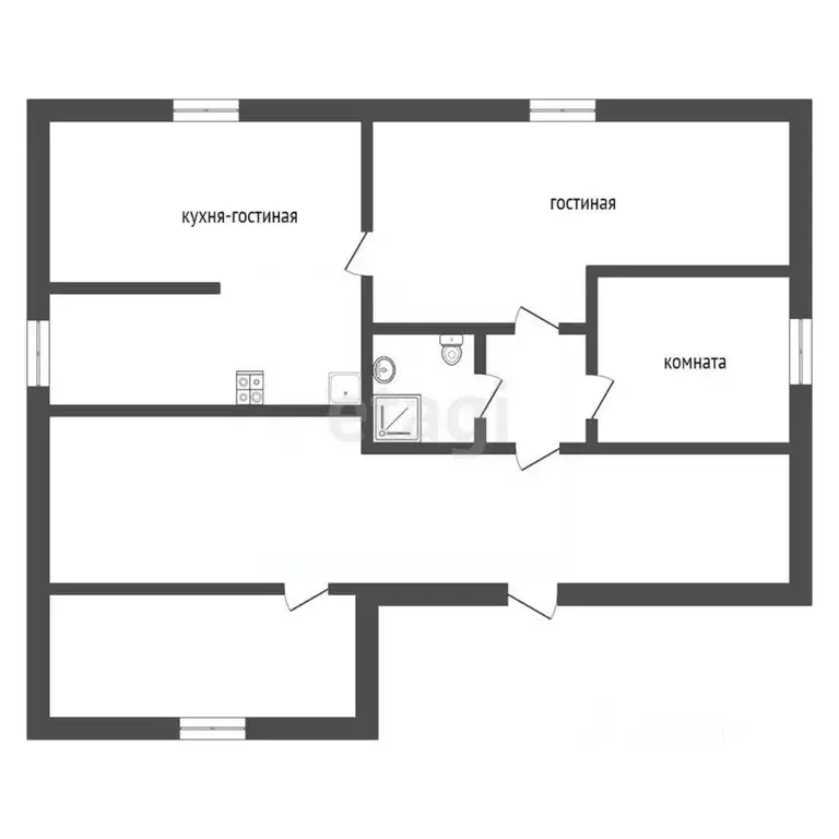 Дом в Свердловская область, Талицкий муниципальный округ, с. Яр ул. ... - Фото 2