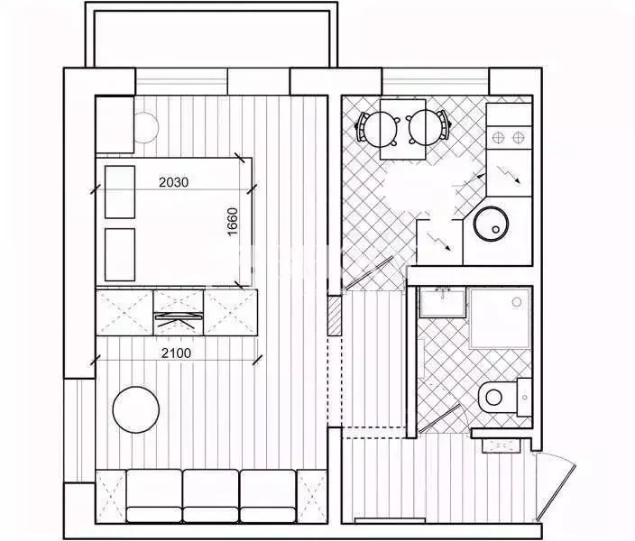 1-к кв. Костромская область, Кострома ул. Северной Правды, 33 (33.0 м) - Фото 2