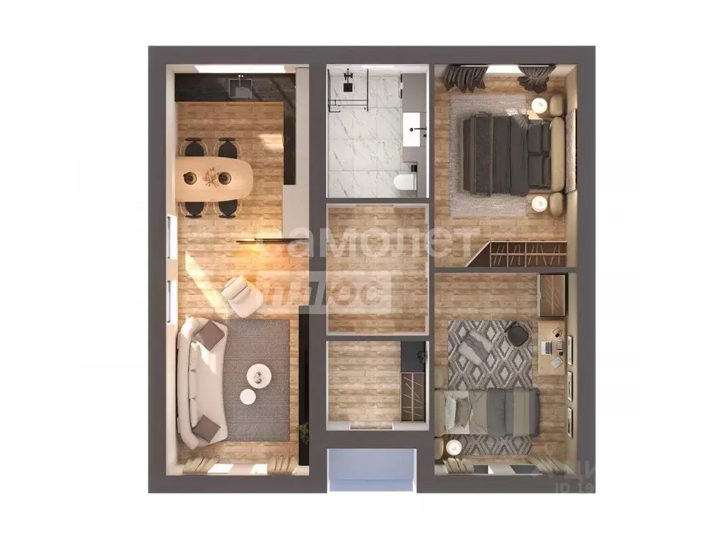 Дом в Курская область, Курский район, Клюквинский сельсовет, д. Долгое ... - Фото 2