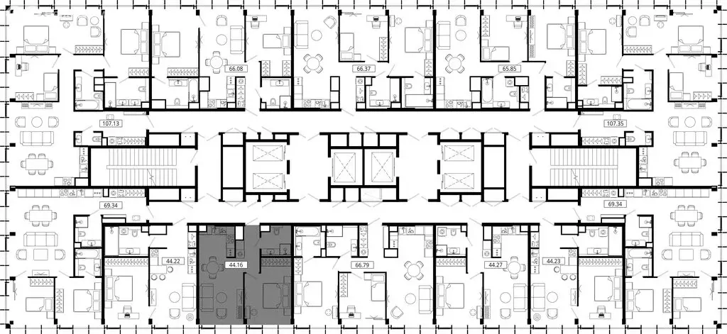 1-комнатная квартира: Москва, 4-я улица Марьиной Рощи, 10к1 (44 м) - Фото 1