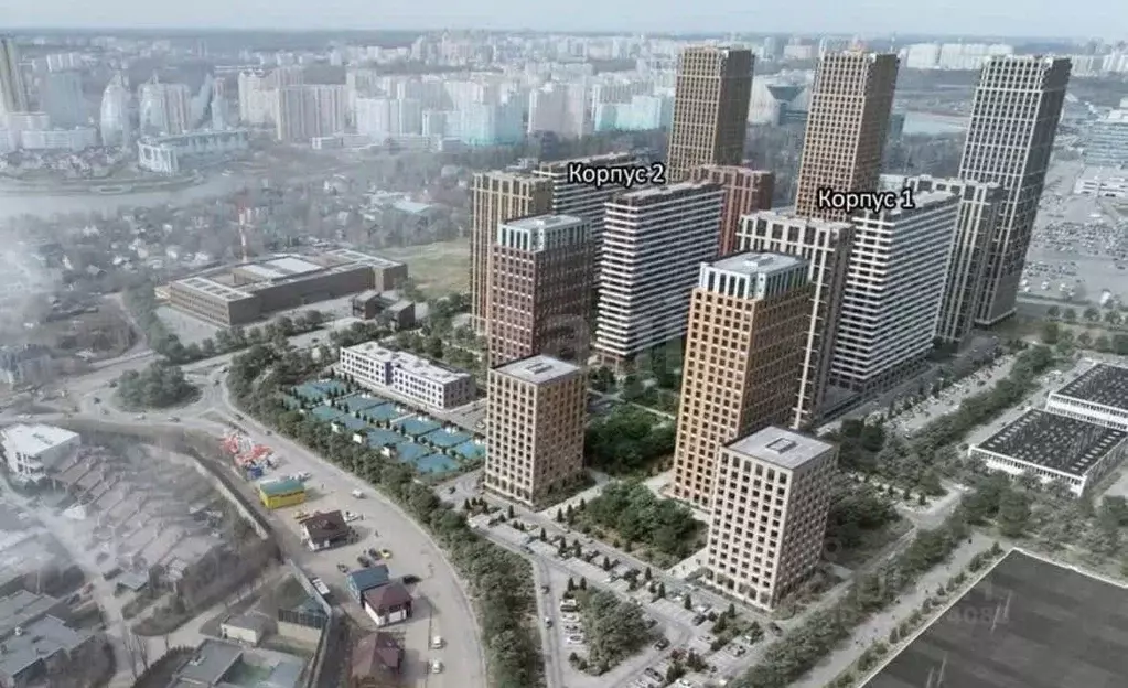 2-к кв. Московская область, Красногорск Квартал Строгино жилой ... - Фото 1