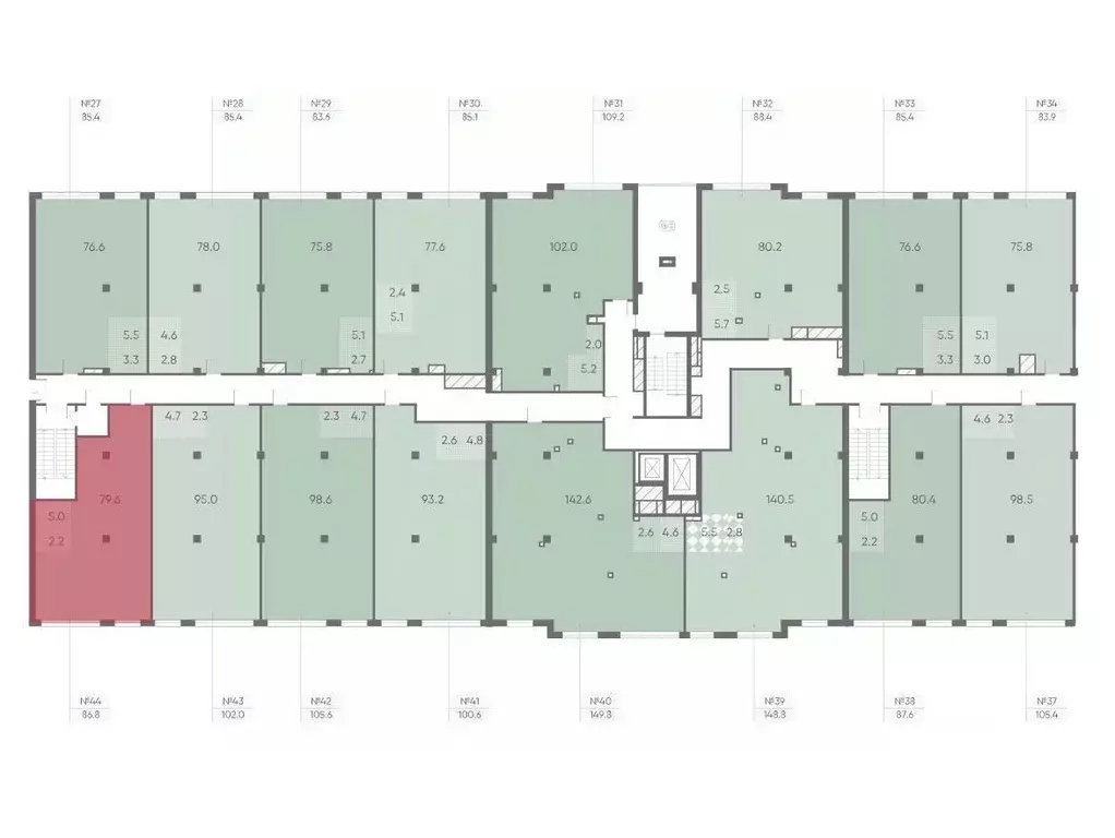 Офис в Санкт-Петербург Партизанская ул., 5 (87 м) - Фото 2