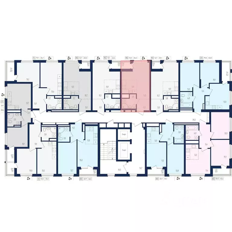 1-к кв. Башкортостан, Уфа бул. Яркий (24.6 м) - Фото 1