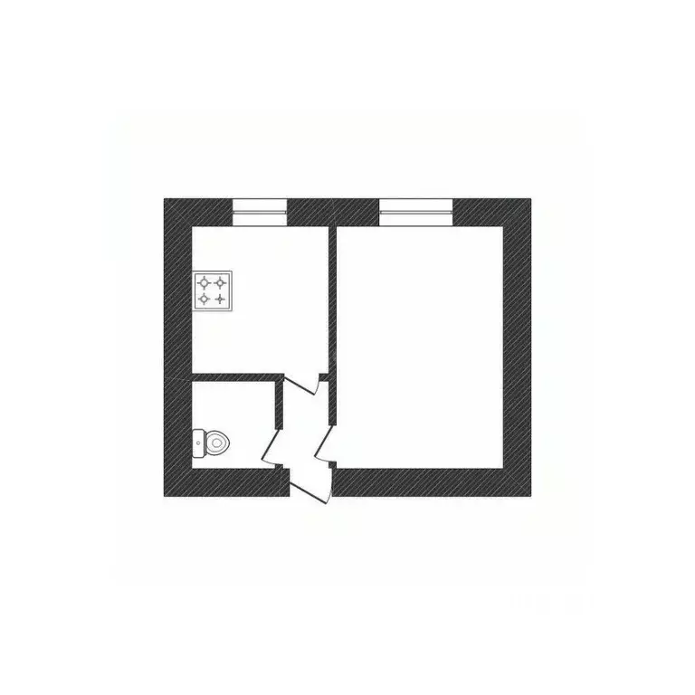 1-к кв. Ленинградская область, Волховский район, д. Бережки 21 (33.1 ... - Фото 2