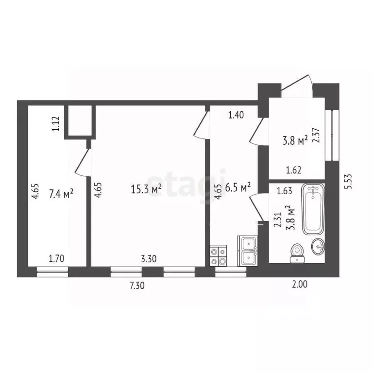 Дом в Ростовская область, Батайск Добрый пер. (52 м) - Фото 2