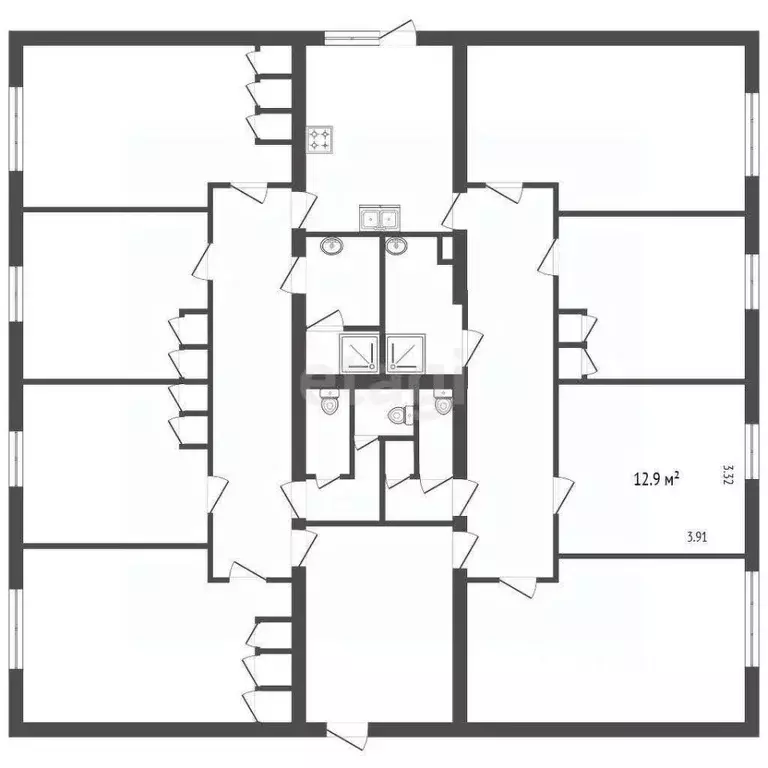 6-к кв. Санкт-Петербург ул. Димитрова, 3К2 (195.5 м) - Фото 2