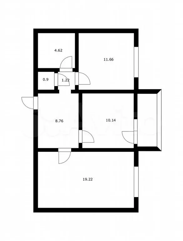 2-к. квартира, 60 м, 2/16 эт. - Фото 0