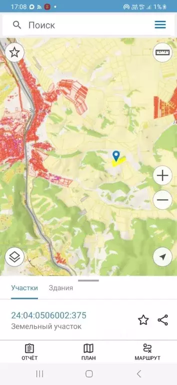 Участок в Красноярский край, Сосновоборский муниципальный округ, с. ... - Фото 1