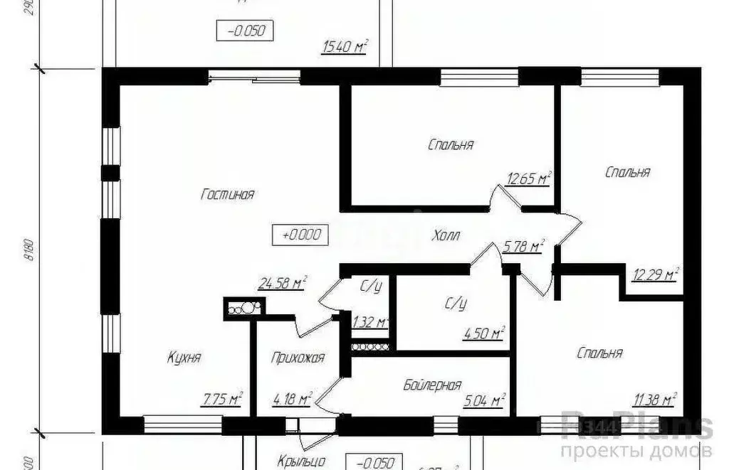 Дом в Коми, Сыктывдинский район, с. Выльгорт  (70 м) - Фото 0