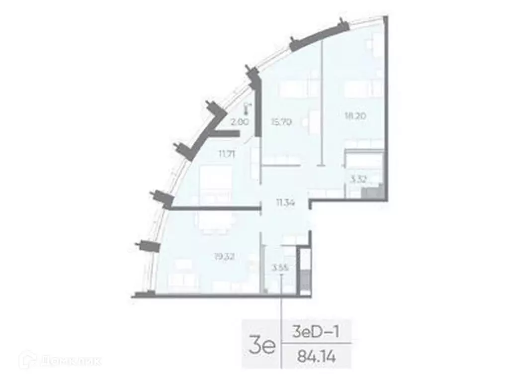 Продаётся 3-к квартира, 84.6 м - Фото 0
