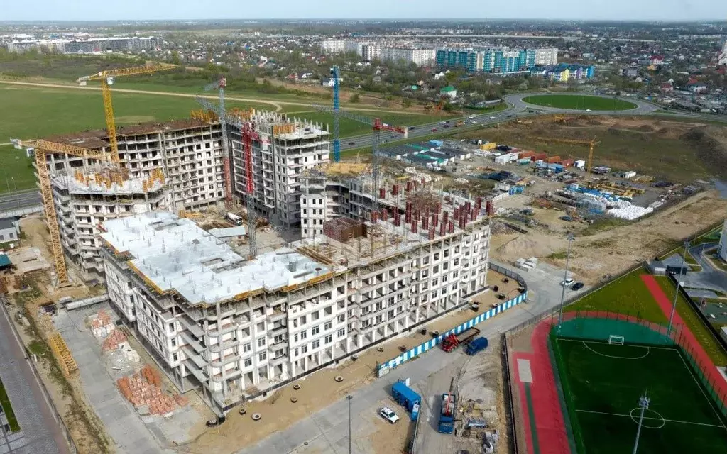 1-к. квартира, 57,4 м, 3/11 эт. - Фото 1